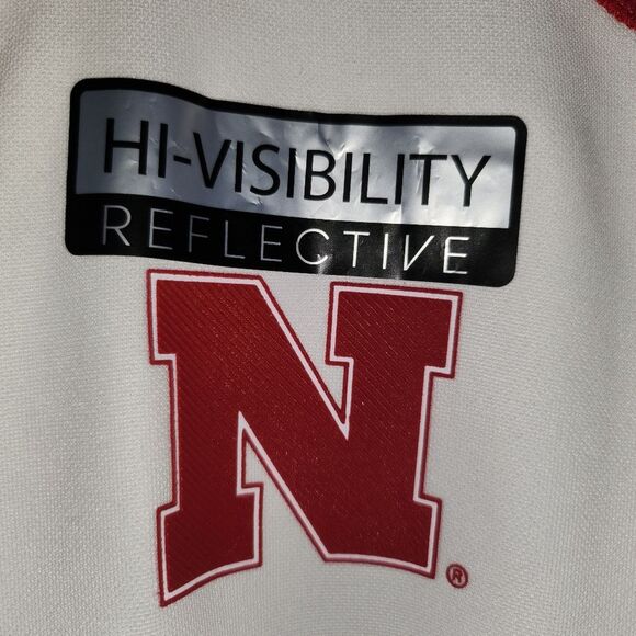 NWT Men's Adidas Nebraska Cornhuskers 1/4 Zip Pullover Jacket Large - Picture 5 of 14